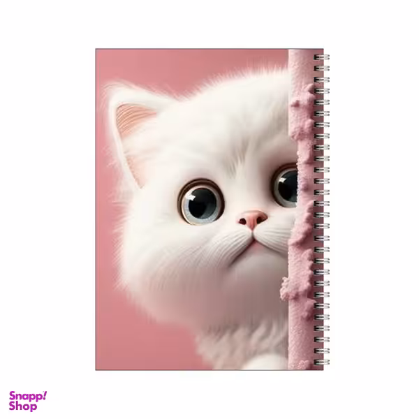 دفتر مشق 50 برگ بامبیلیپ طرح گربه پشت دیوار کد 1119189