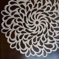 رومیزی گرد چرم اکلیلی 