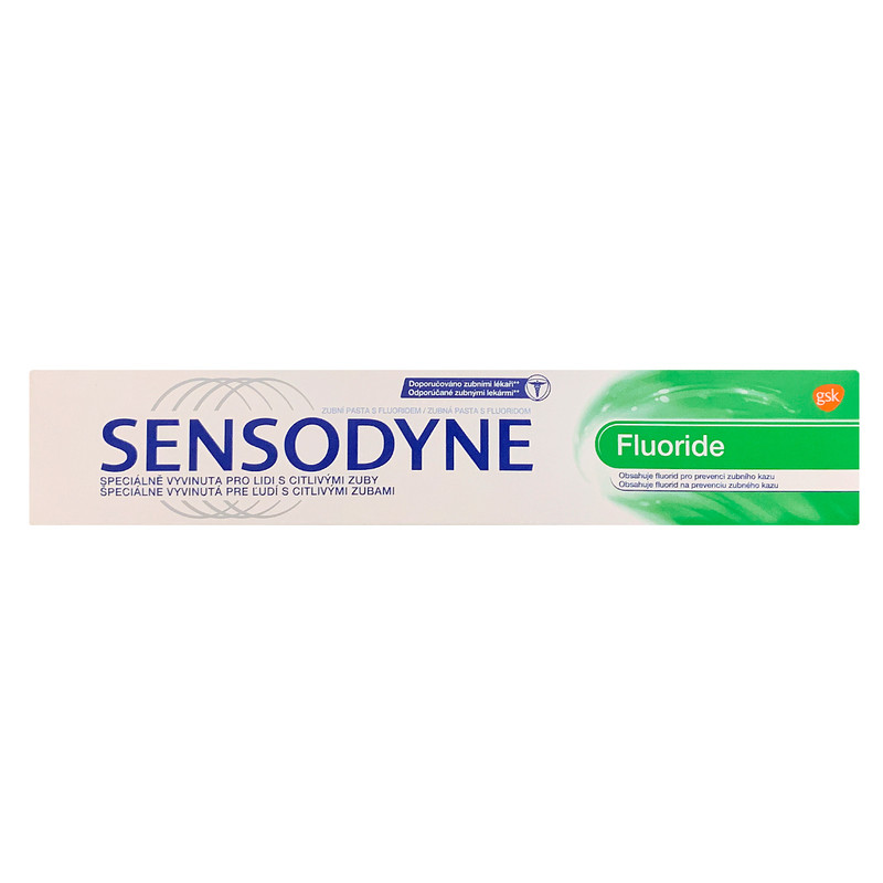 خمیر دندان سنسوداین مدل Fluoride حجم 75 میلی لیتر
