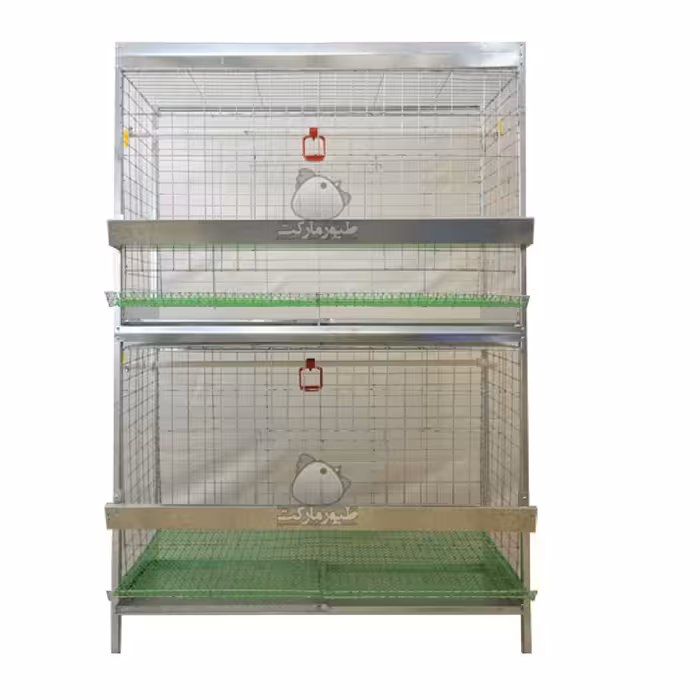 قفس مرغ امپراطور(2 طبقه)--امکانات کامل