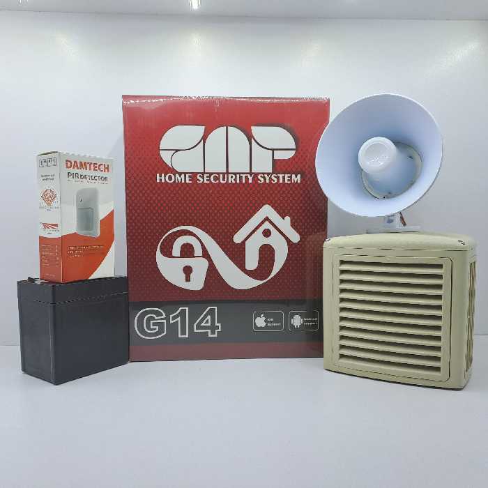 پک دزدگیر سیم کارتی گپ G14 با  چشمی سیمی کد 2008