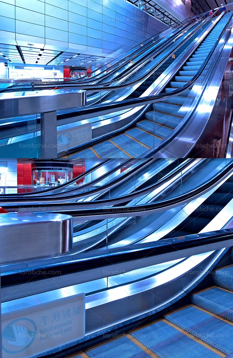 عکس با کیفیت پله برقی | گرافیک با طعم تربچه