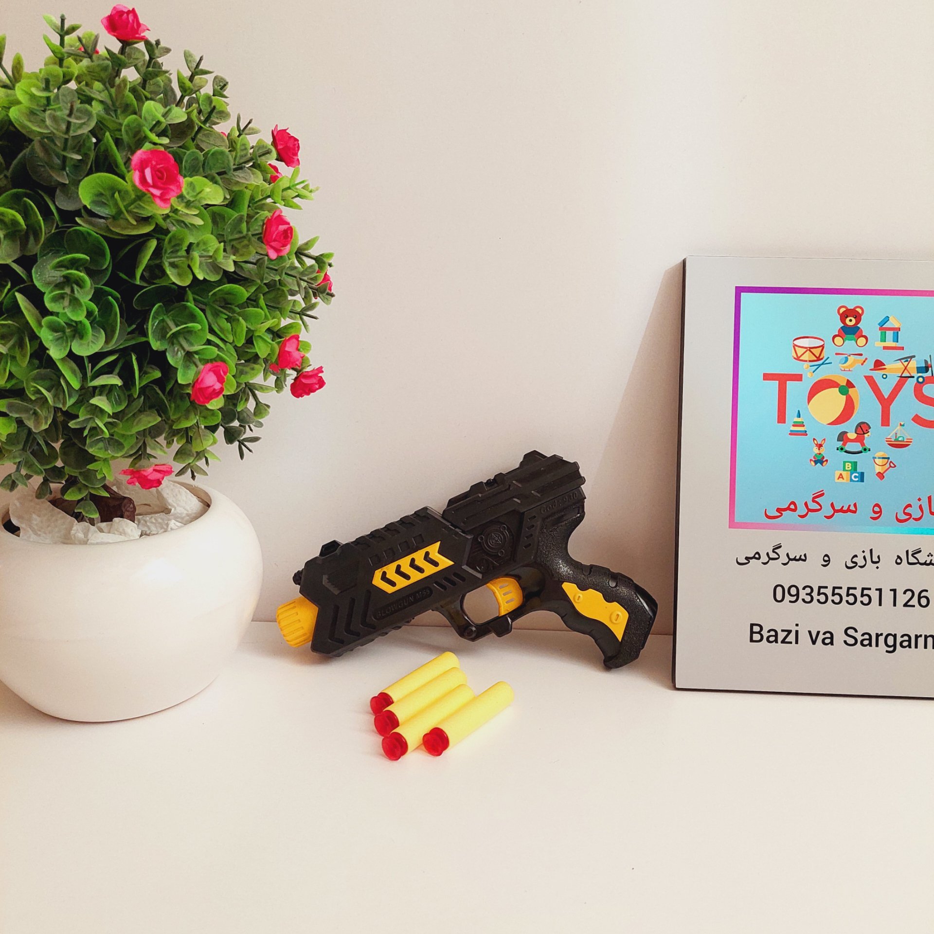 تفنگ تیر پرتابی اسفنجی