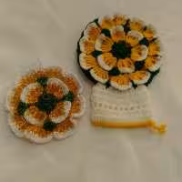 ست لیف و اسکاج مدل گل 