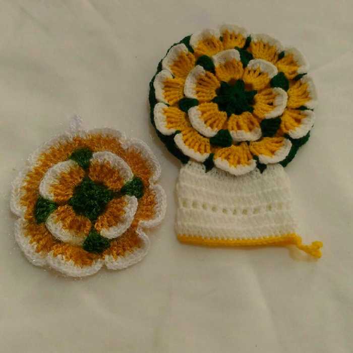 ست لیف و اسکاج مدل گل 