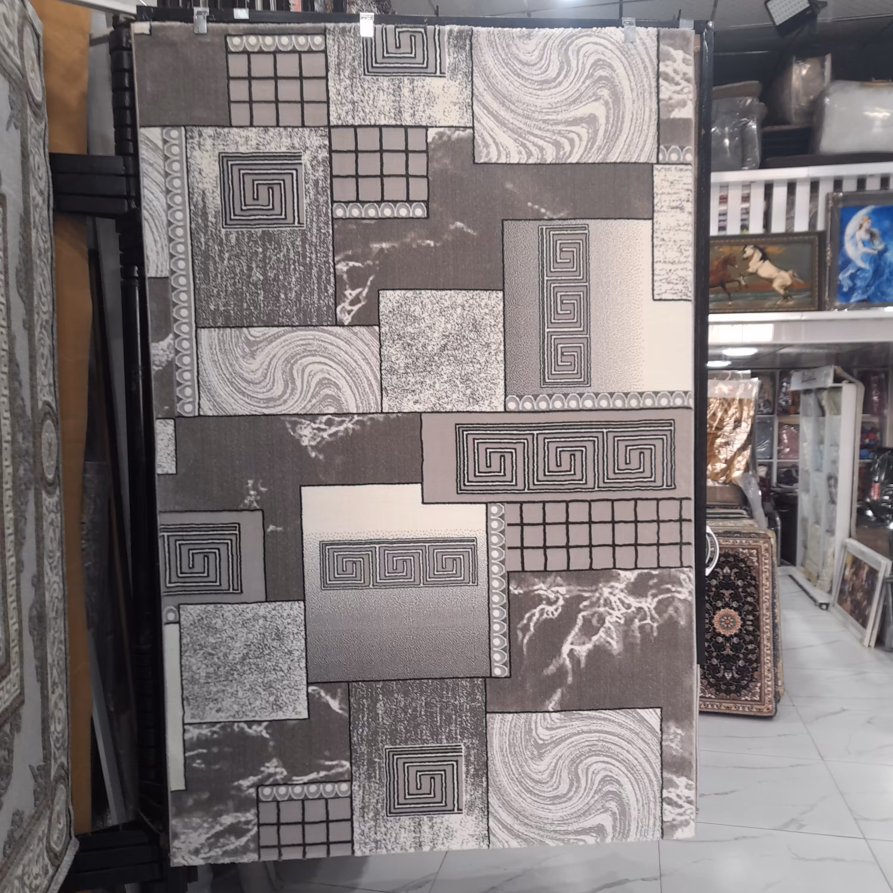 فرش آشپزخانه طرح سنگ