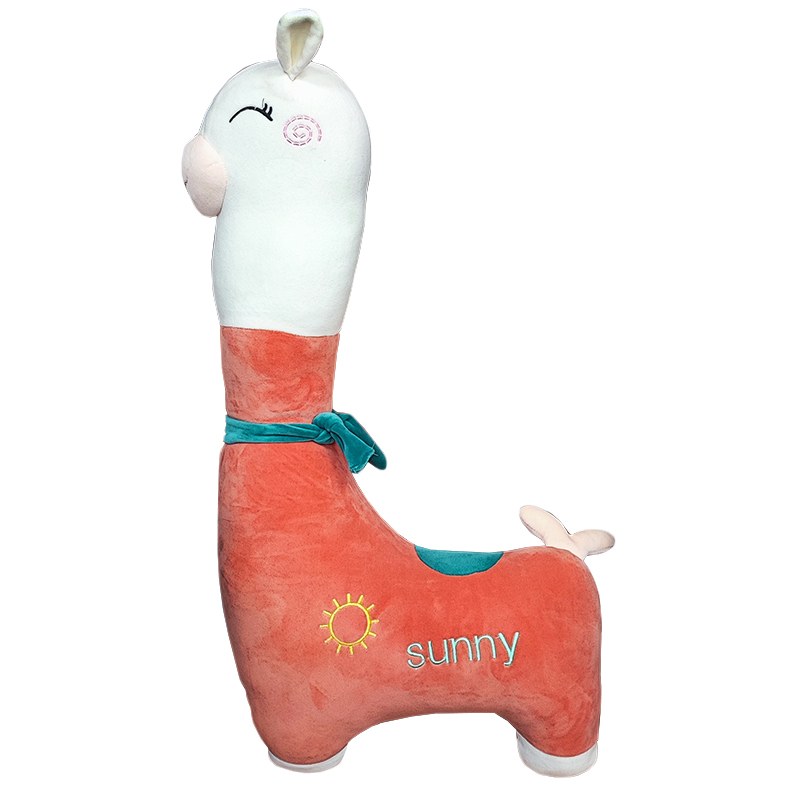 عروسک مدل لاما مدل Sunny ارتفاع 60 سانتی متر رنگ گل بهی