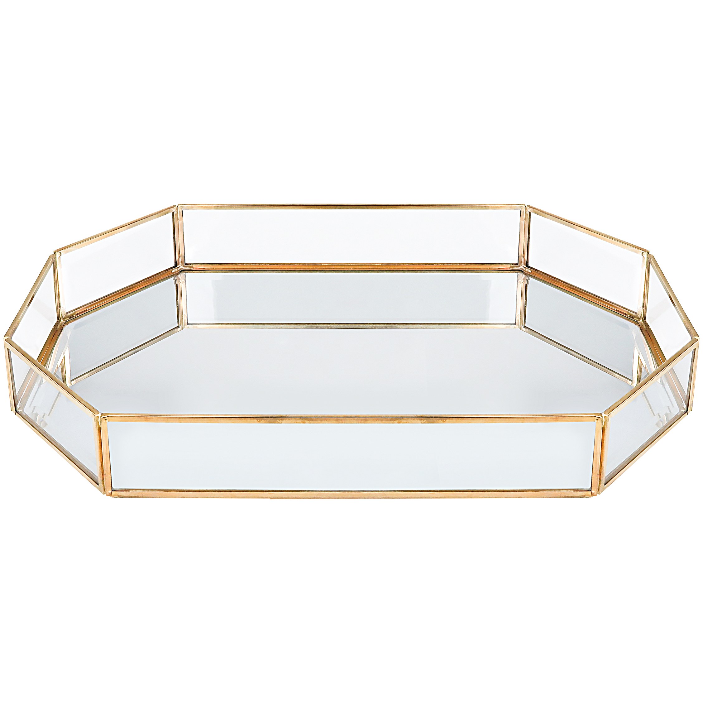  استند شیشه ای مدل هشت ضلعی آینه ای