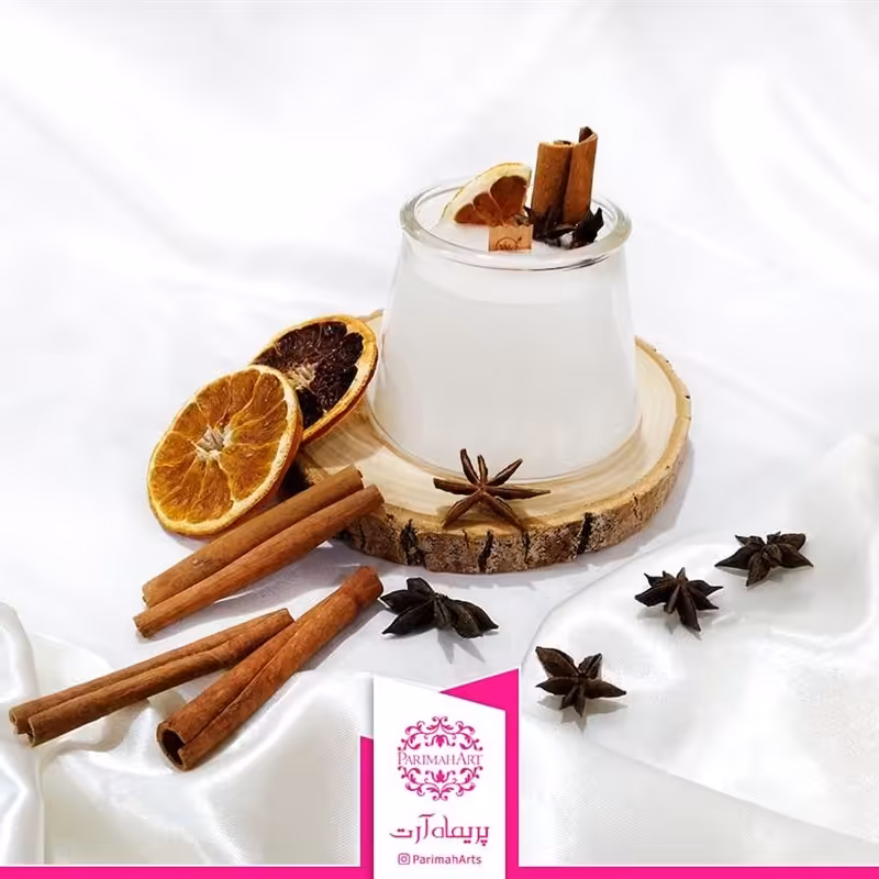 شمع معطر رایحه رز کد5109  پریماه آرت- 1 عددی