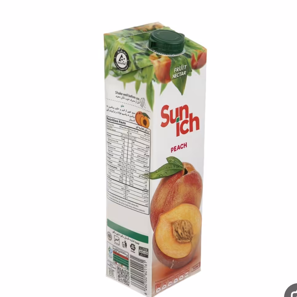 آبمیوه سن ایچ  هلو 1لیتری 12 عددی