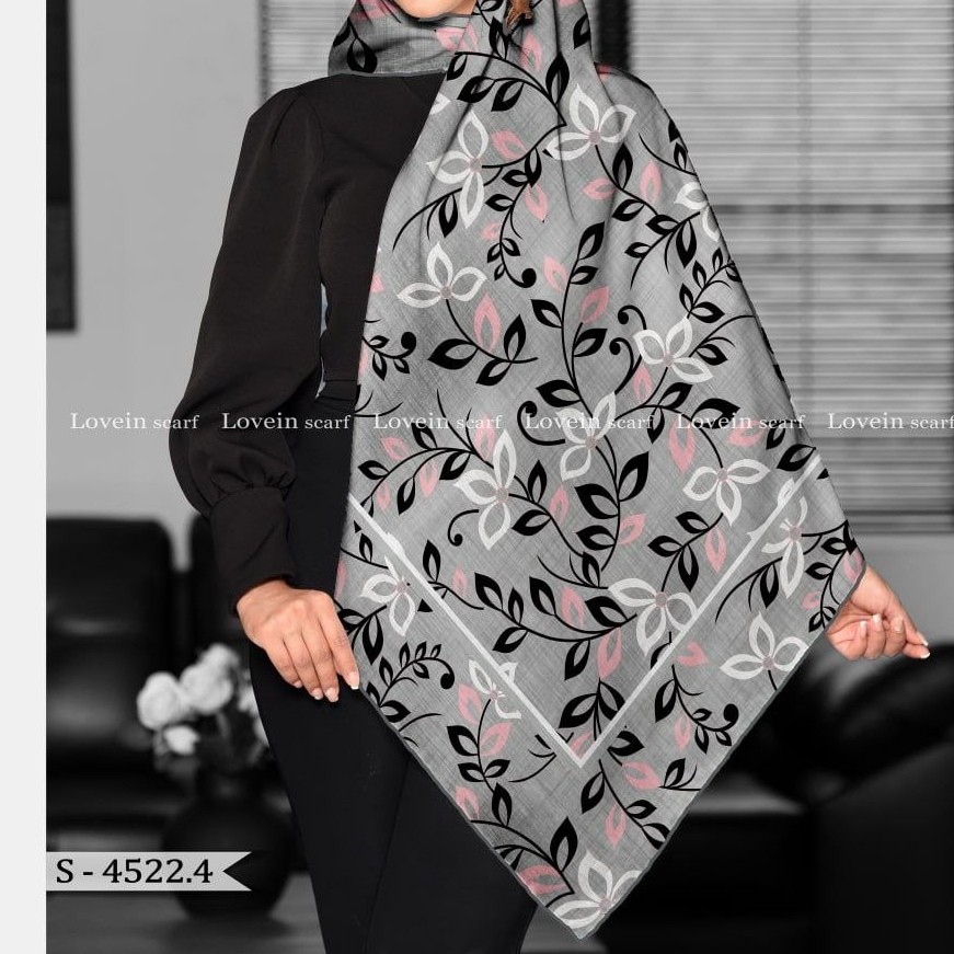 روسری نخی طرح برگ