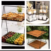 استند  دوطبقه فلزی مربع با کیفیت و محکم 