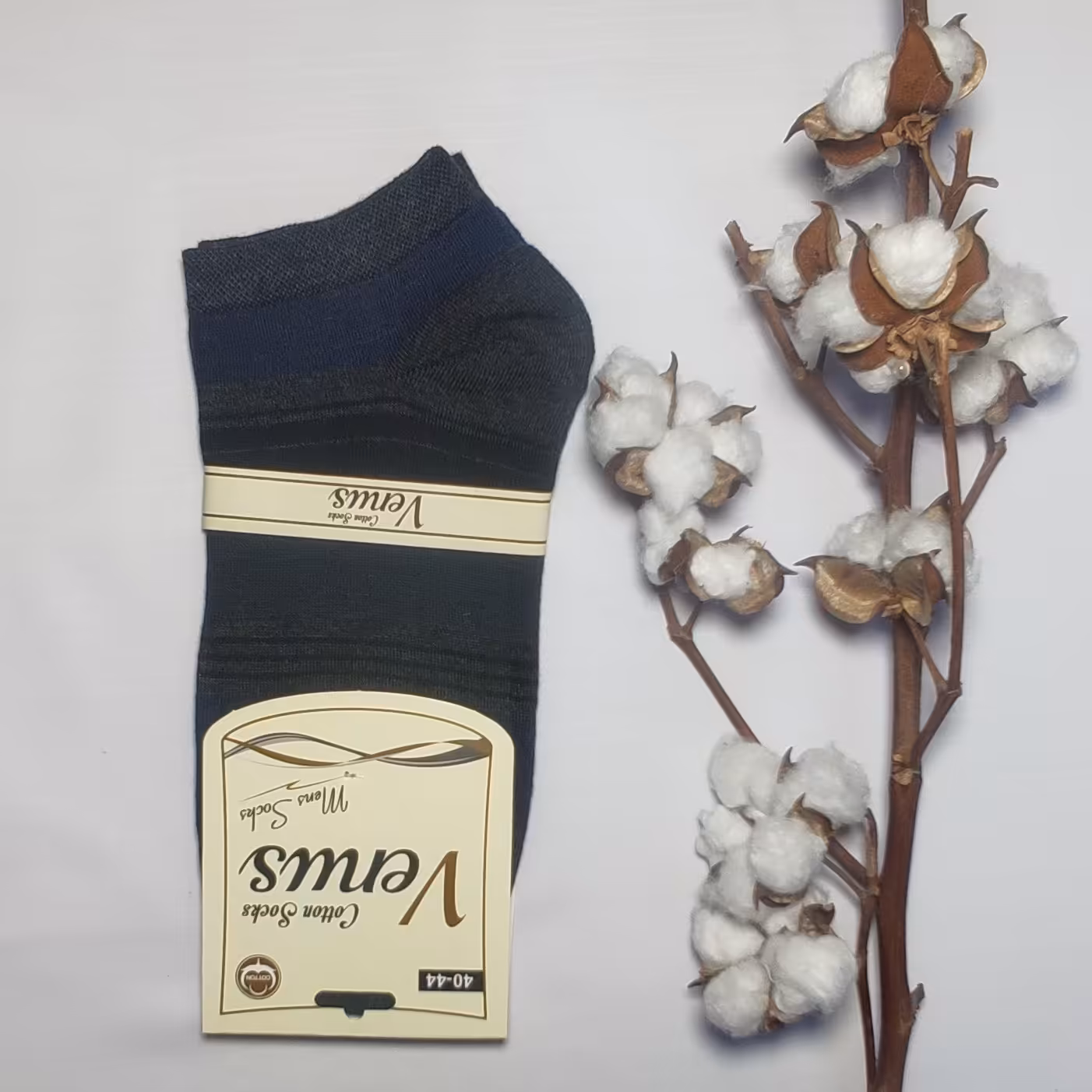 جوراب نخی مچی اسپرت رینگی در هشت رنگ (هر جفت)