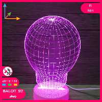 بالبینگ چراغ خواب سه بعدی B501