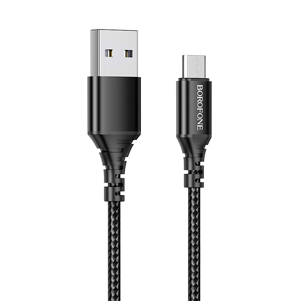 کابل تبدیل USB به MicroUSB بروفون مدل BX54 طول 1 متر