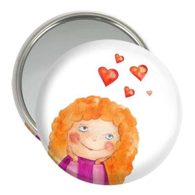 آینه جیبی خندالو مدل دخترونه کد 6104