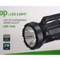 چراغ دستی نورافکن 7045 dp از پرفروشترین چراغ های موجود در بازار ایران با ساخت بدنه عالی و سبک با لامپ 3وات 