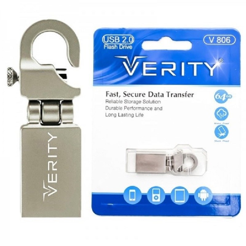 فلش مموری وریتی مدل V-806  ظرفیت 64 گیگابایت USB2.0