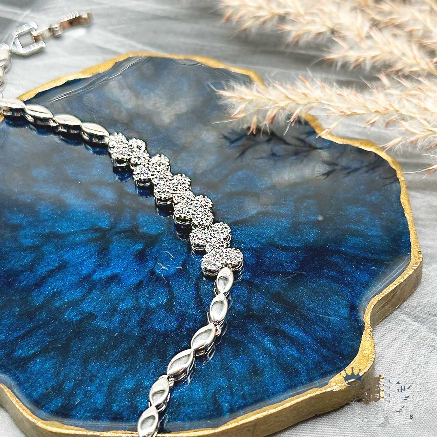 دستبند طرح جواهر