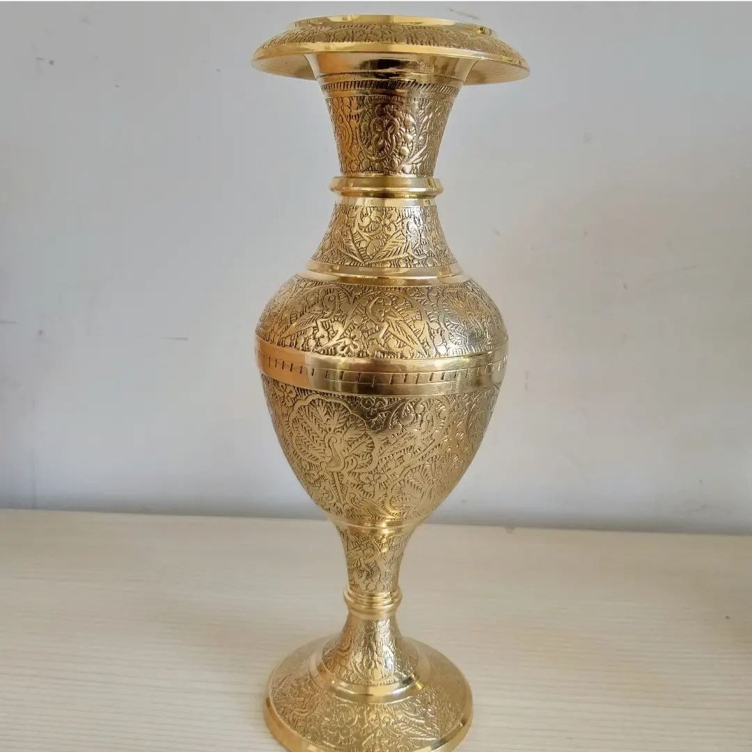 گلدان رومیزی،برنز هندی