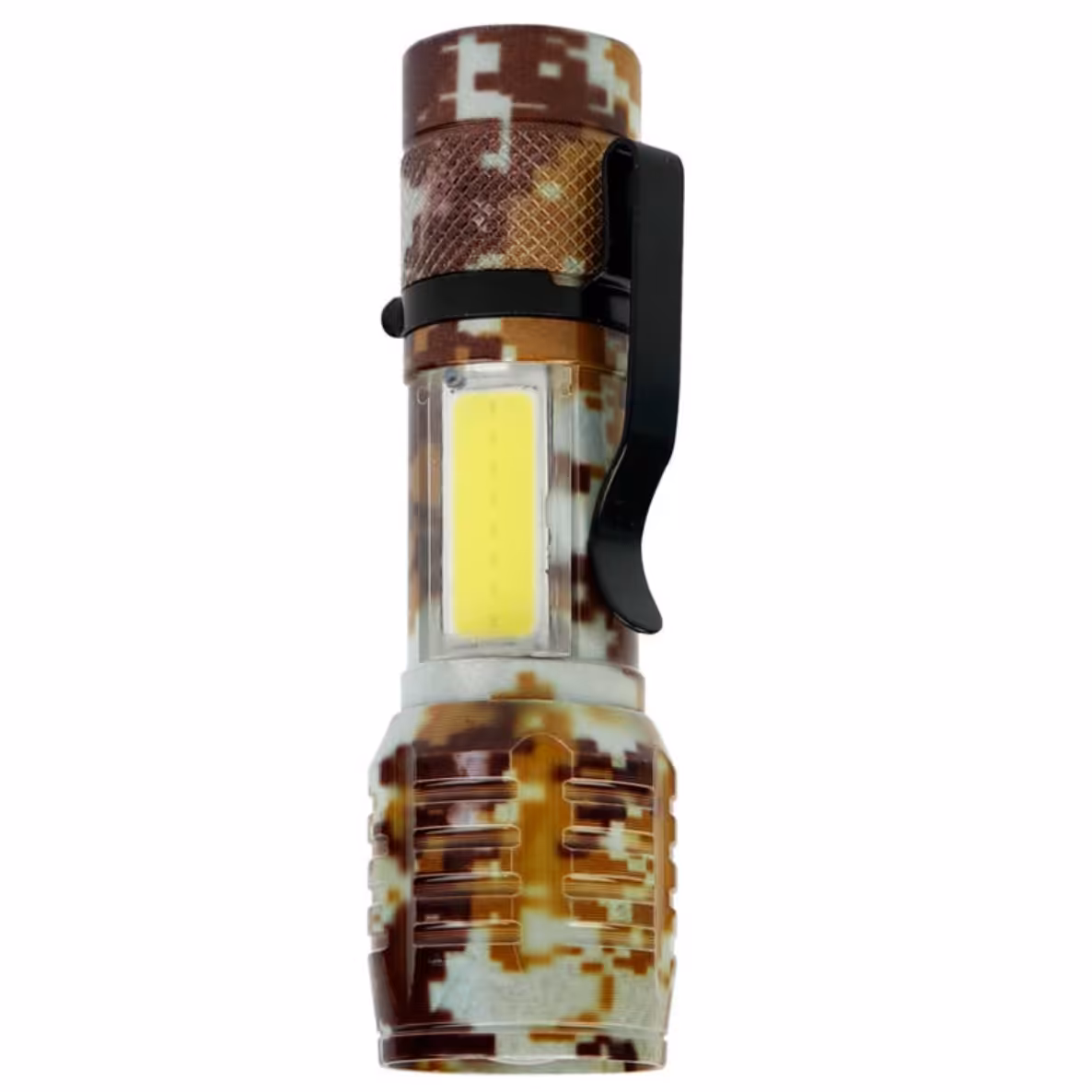 چراغ قوه پلیسی مدل ارتشی 3 کاره شارژی