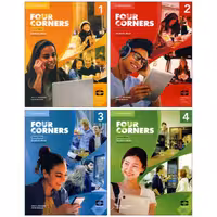 کتاب Four Corners 2nd اثر Jack C. Richards انتشارات سپاهان 4جلدی