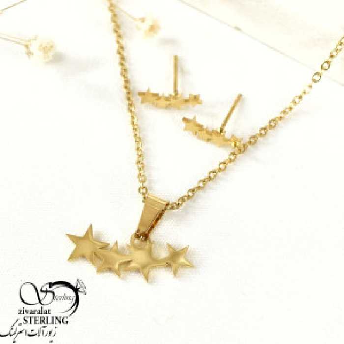 نیمست طرح ستاره دنباله دار برند استیل کد 7939