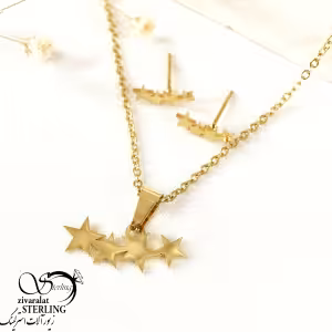 نیمست طرح ستاره دنباله دار برند استیل کد 7939