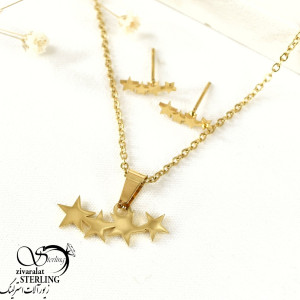 نیمست طرح ستاره دنباله دار برند استیل کد 7939