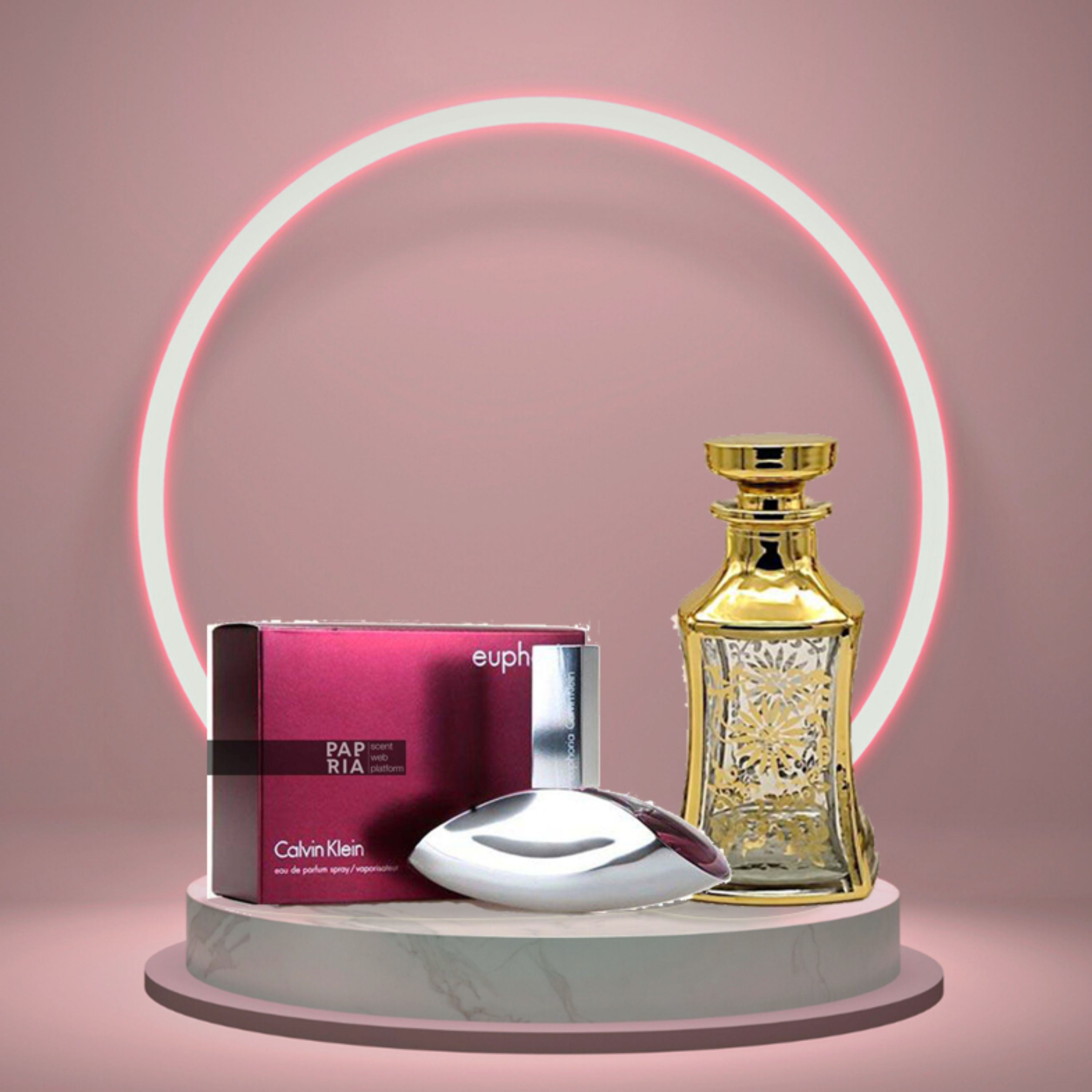 عطر ایفوریا زنانه-یوفوریا کالوین کلین- 30 میل ( عطر خالص بدون الکل) -Ck Euphoria