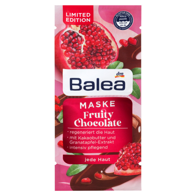 ماسک صورت باله آ مدل شکلات میوه ای حجم 8 میلی لیتر بسته 2 عددی