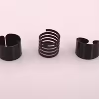 ست 3تایی انگشتر و بندانگشتی استیل