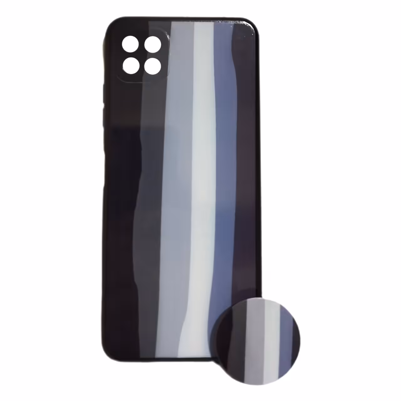 کاور کد 1917 مناسب برای گوشی موبایل سامسونگ A22 5G پاپ سوکت دار طرح رنگارنگ