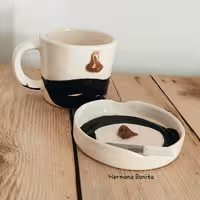 ماگ و زیر سیگاری سرامیکی