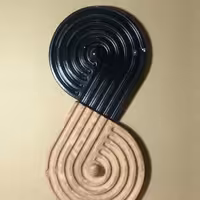 جاعودی سنگی مشکی طرح پیچ