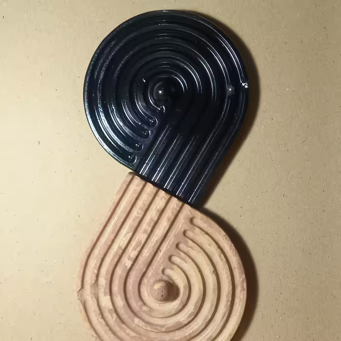 جاعودی سنگی مشکی طرح پیچ