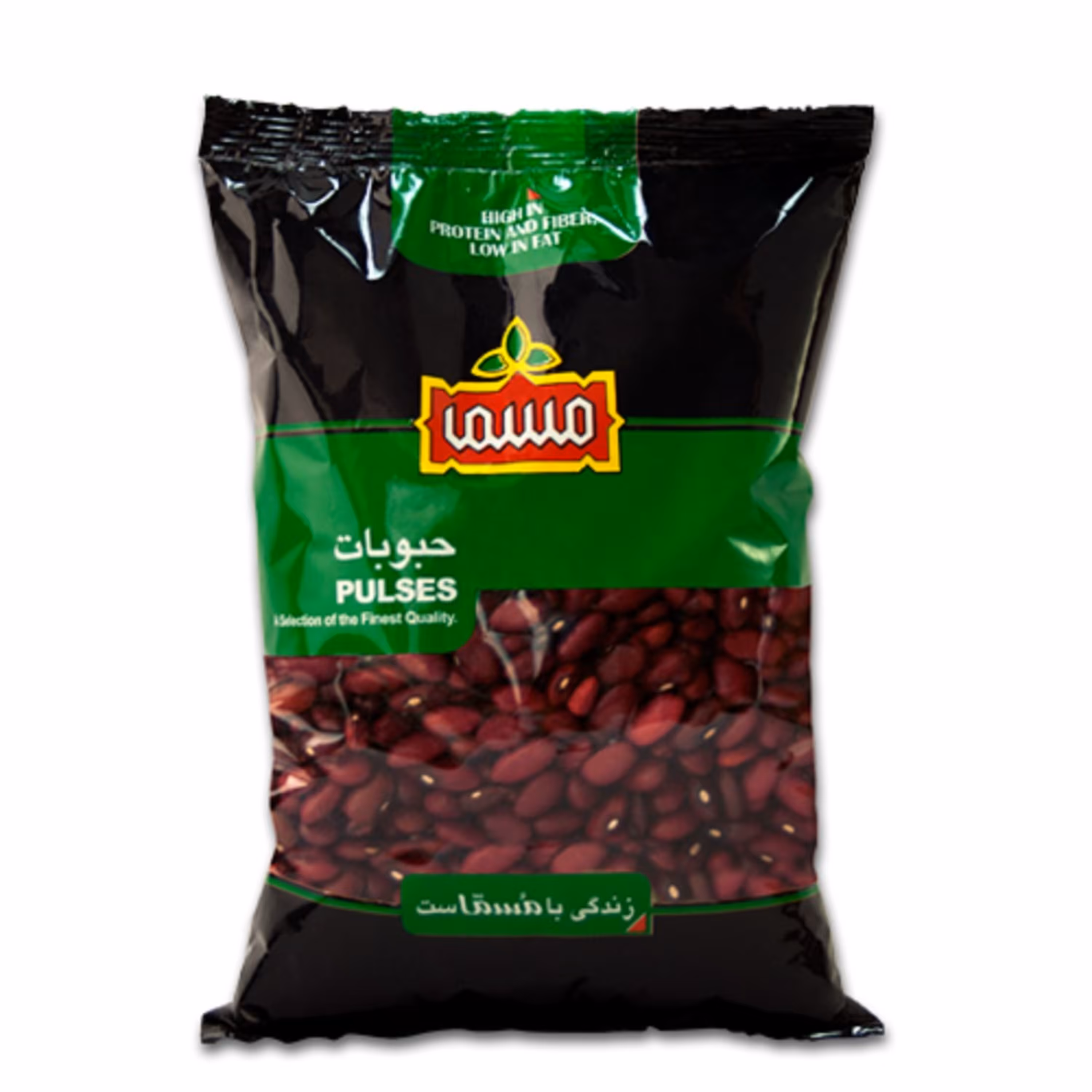 لوبیا قرمز ممتاز مسما - 800 گرم بسته بندی سلفونی