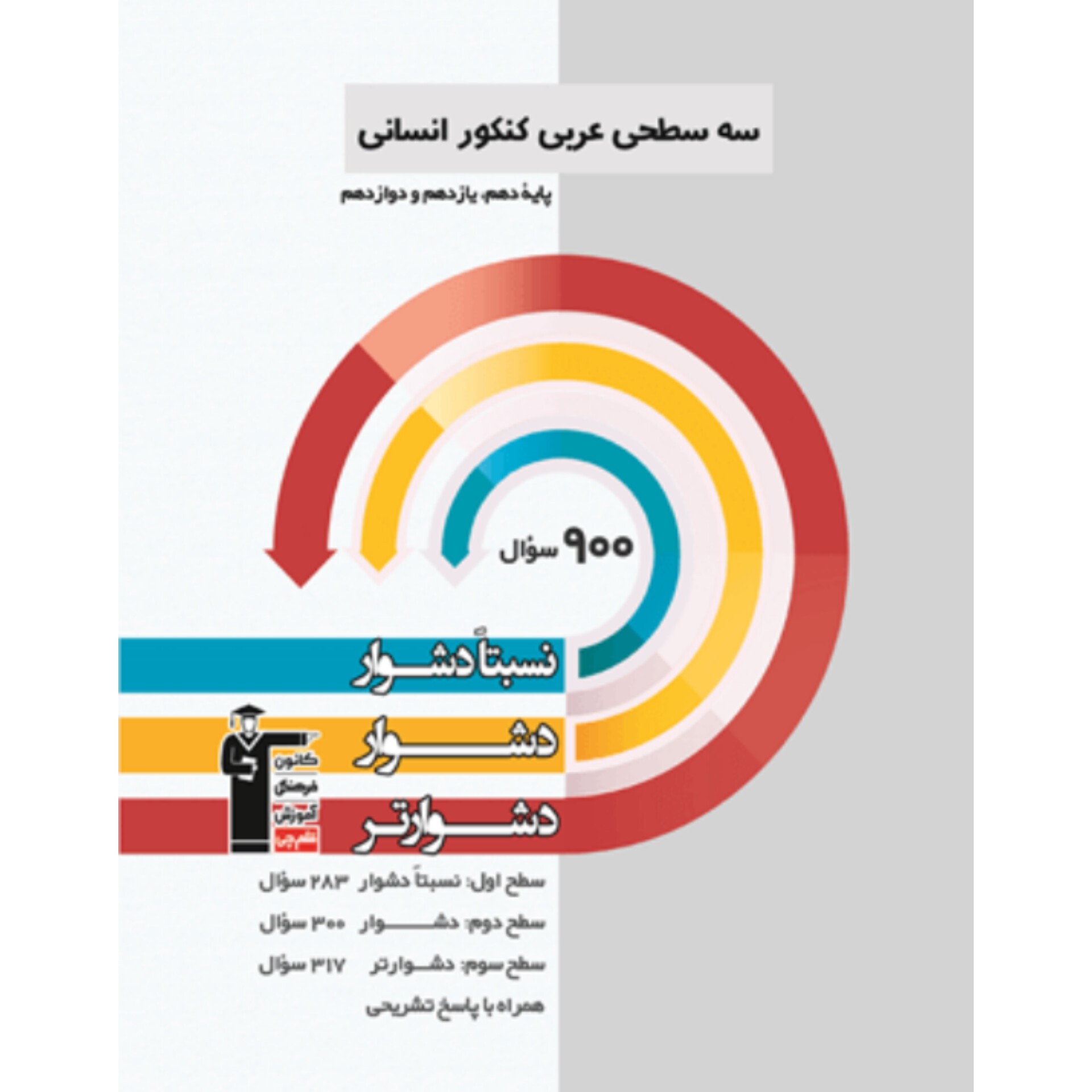 کتاب کار سه سطحی عربی کنکور انسانی