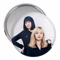 آینه جیبی خندالو مدل جونگیون و مومو گروه توایس TWICE کد 11683