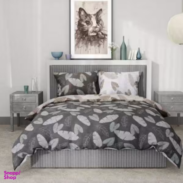 سرویس رو تختی مدل برگی T 20 دونفره 6 تکه