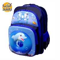 کوله پشتی برزنتی 3 زیپ طرح متنوع