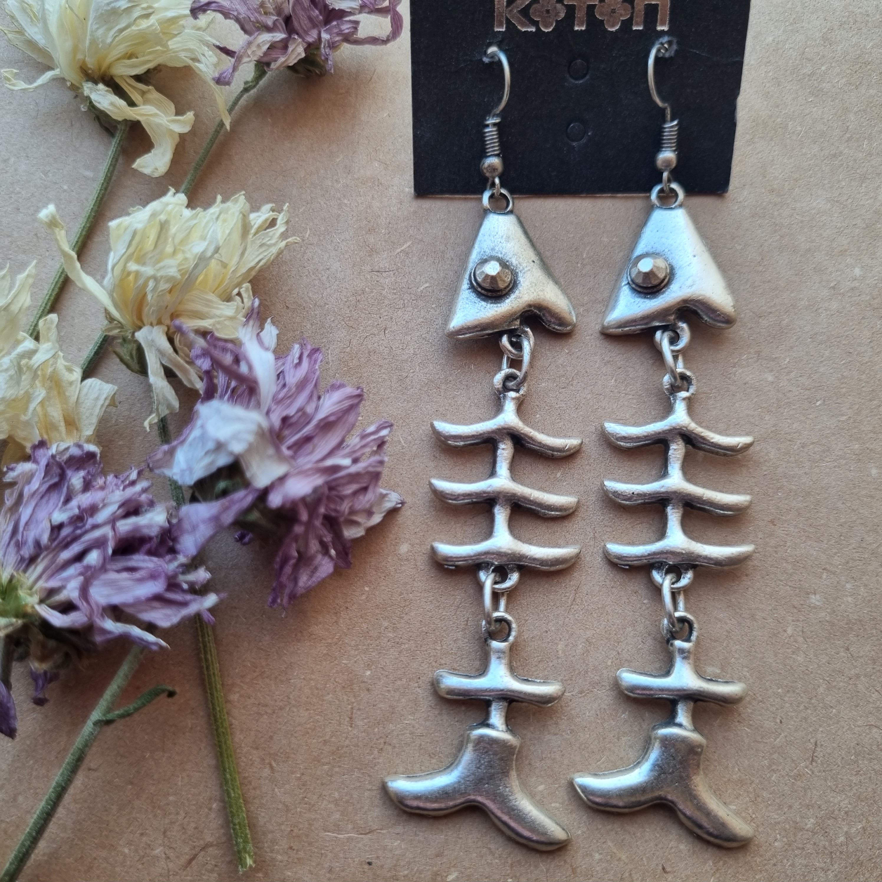 گوشواره اسکلت ماهی رنگ ثابت طلا روس گوشواره گنگ گوشواره گرانچ