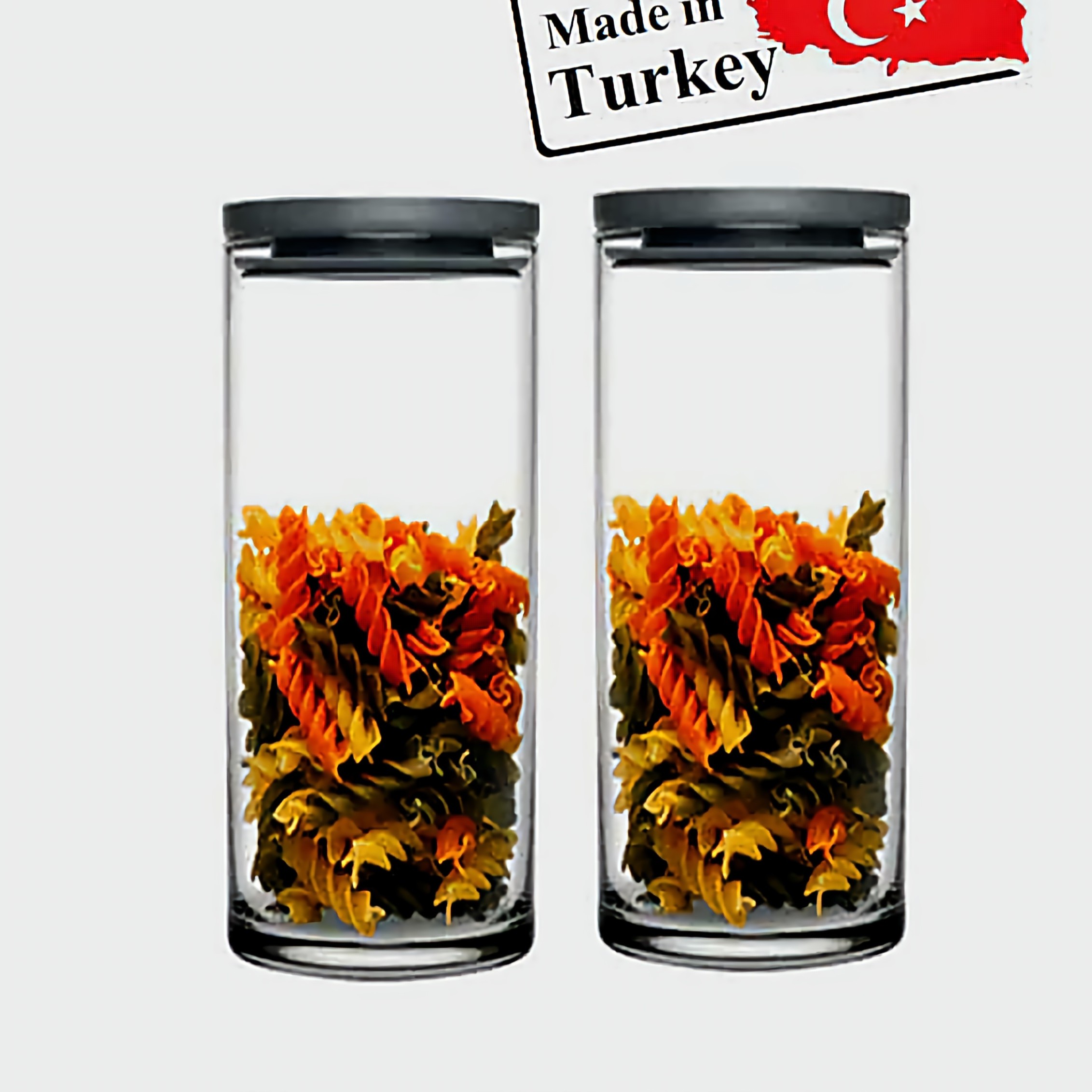 بانکه جفتی حبوبات و ماکارونی پاشاباغچه ترکیه کد 43756 طوسی بسته 2 عددی