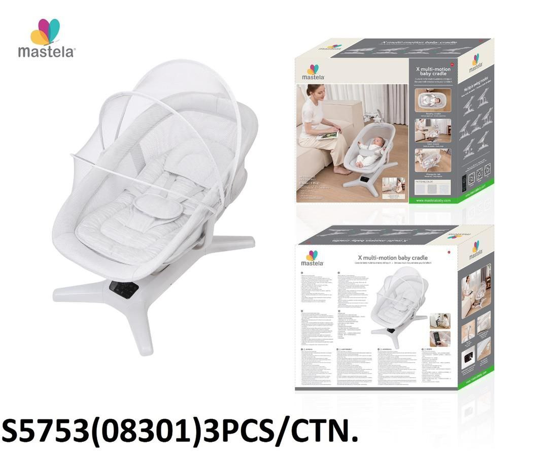گهواره برقی 3 بعدی (لمسی)  ماستلا Mastela X Multi Motion Baby Cradle