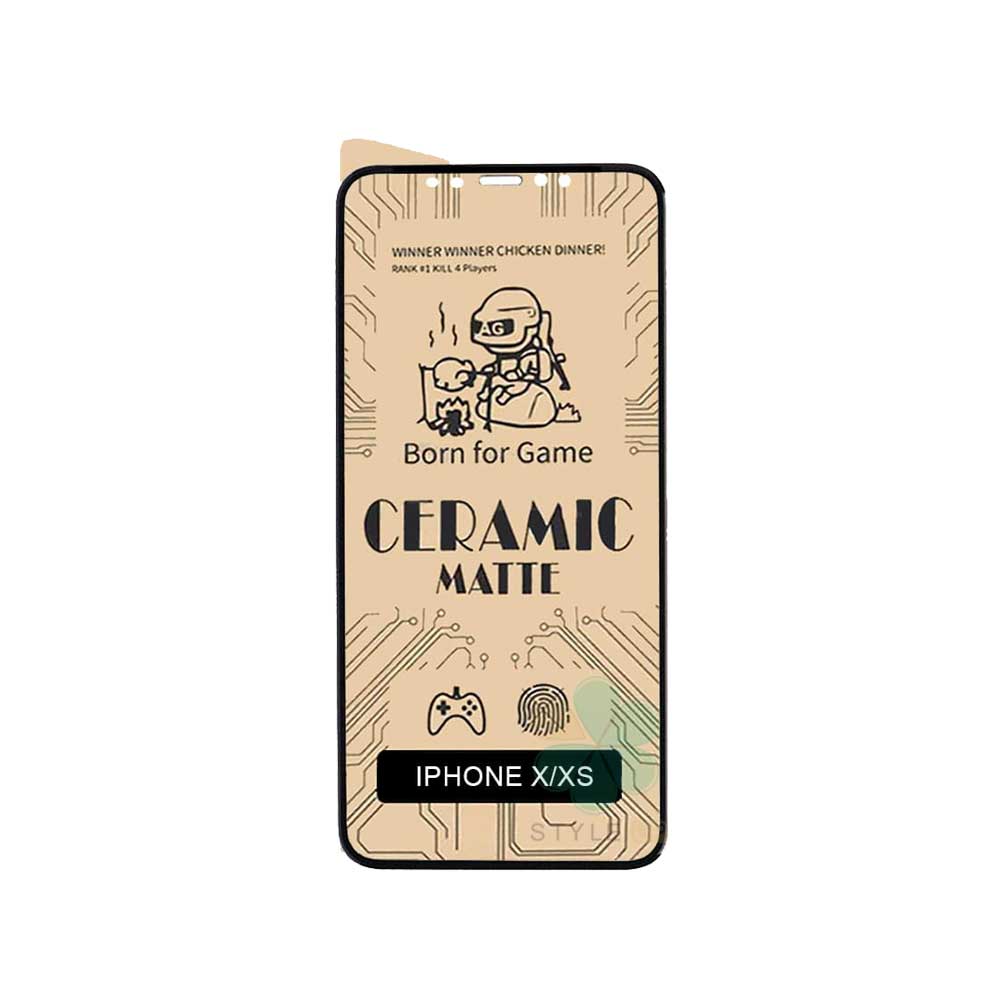 گلس سرامیکی مات گوشی اپل آیفون 10 - Apple iPhone X
