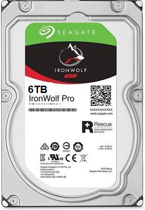 هارد دیسک سیگیت مدل ST6000NE000 IronWolf Pro با ظرفیت 6 ترابایت
