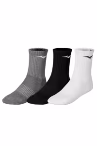 جوراب ورزشی سفید مردانه و زنانه آموزش 3p یونیزکس گریسیهبیااز Mizuno