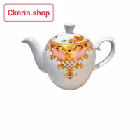 قوری چینی  هلیا صورتی متوسط