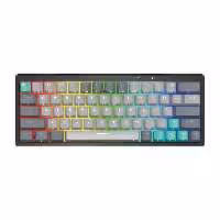 کیبورد بی‌سیم گیمینگ فنتک مدل ATOM PRO63 MK912 Blue Switch