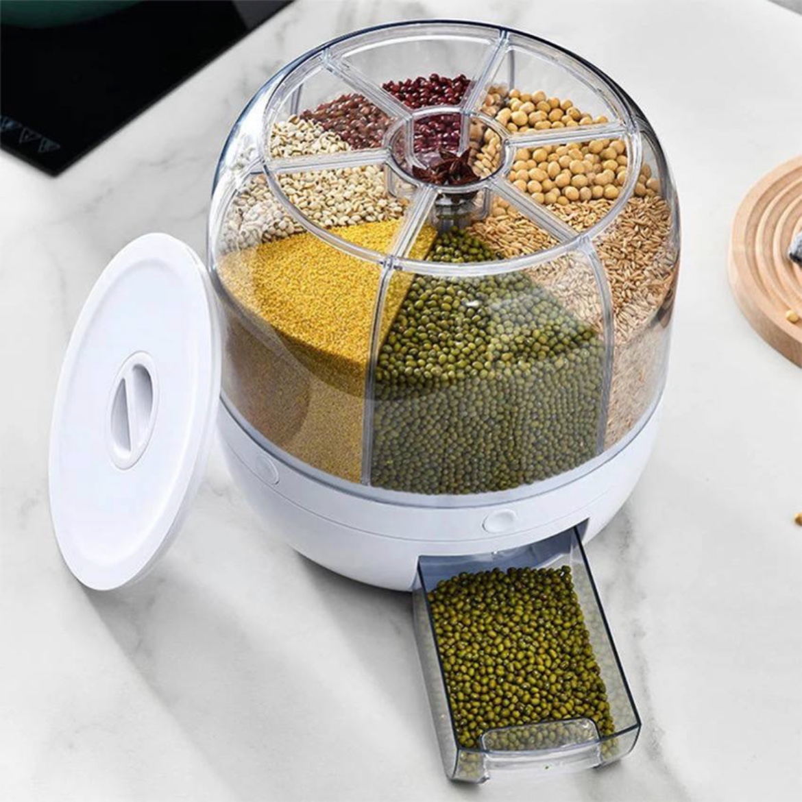 جا برنجی و حبوباتی محصول وارداتی درجه یک حجم شش کیلو